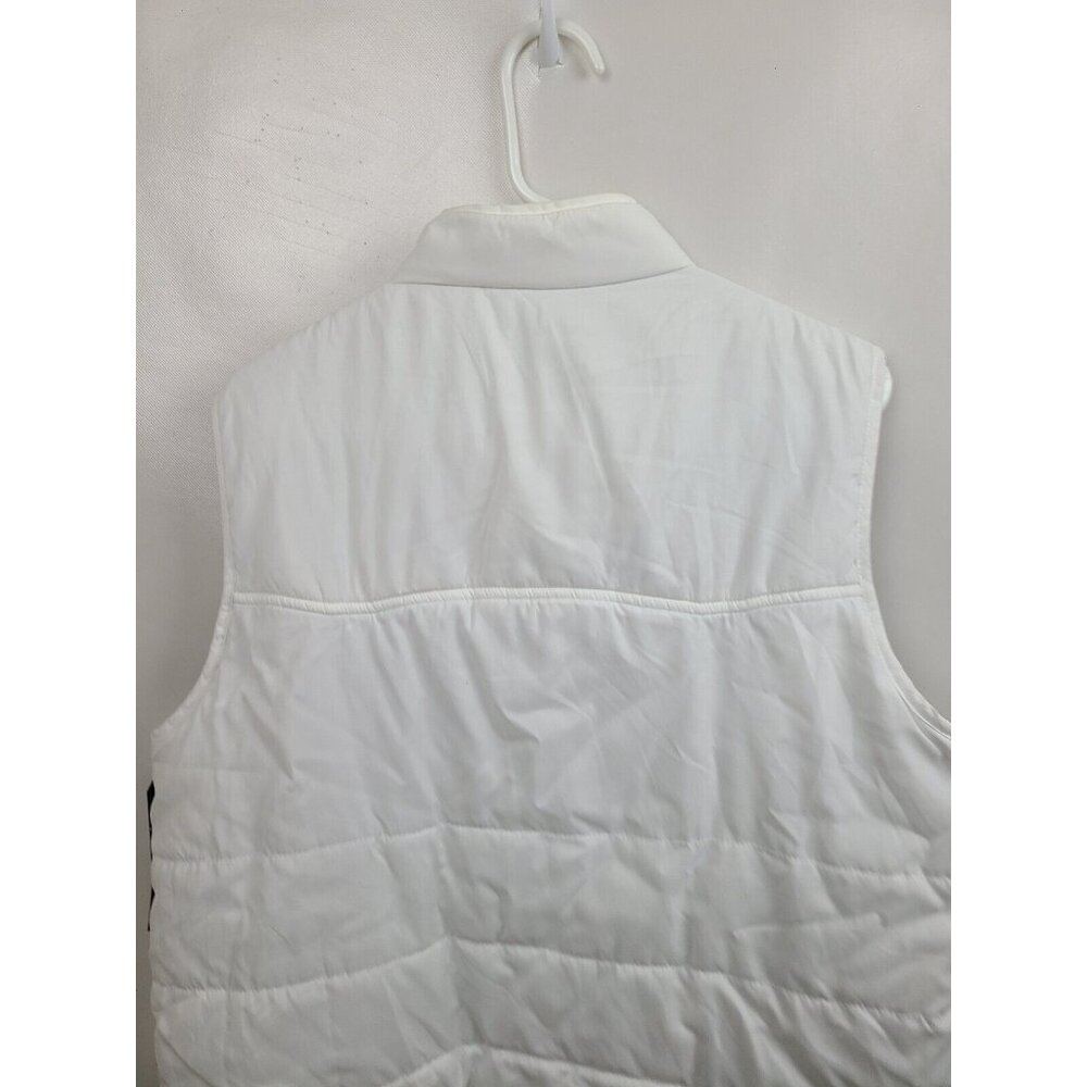 Supplies by Unionbay Womens Puffer Vest Size XL White Quilted Zip Front Outdoor - Picture 7 of 7